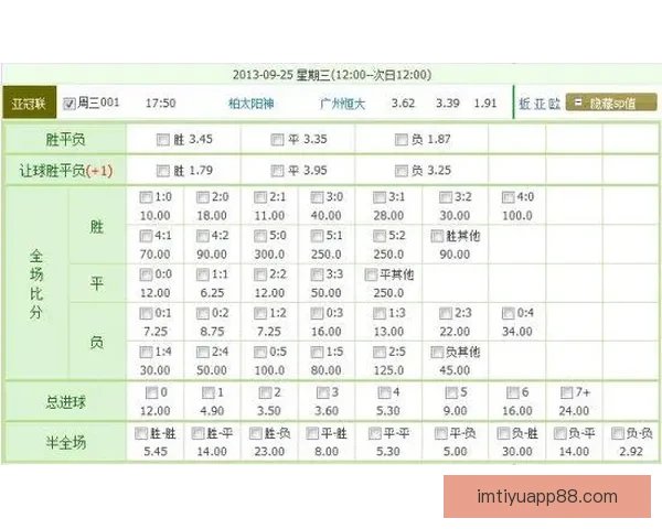 足球竞彩赔率深度解析与赛前投注技巧全面指南